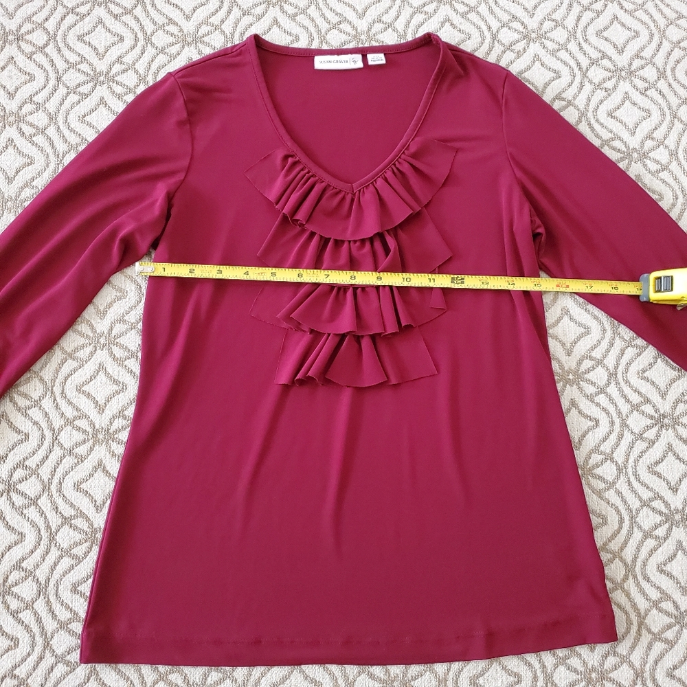 Susan Graver Blouse - Picture 2 of 10